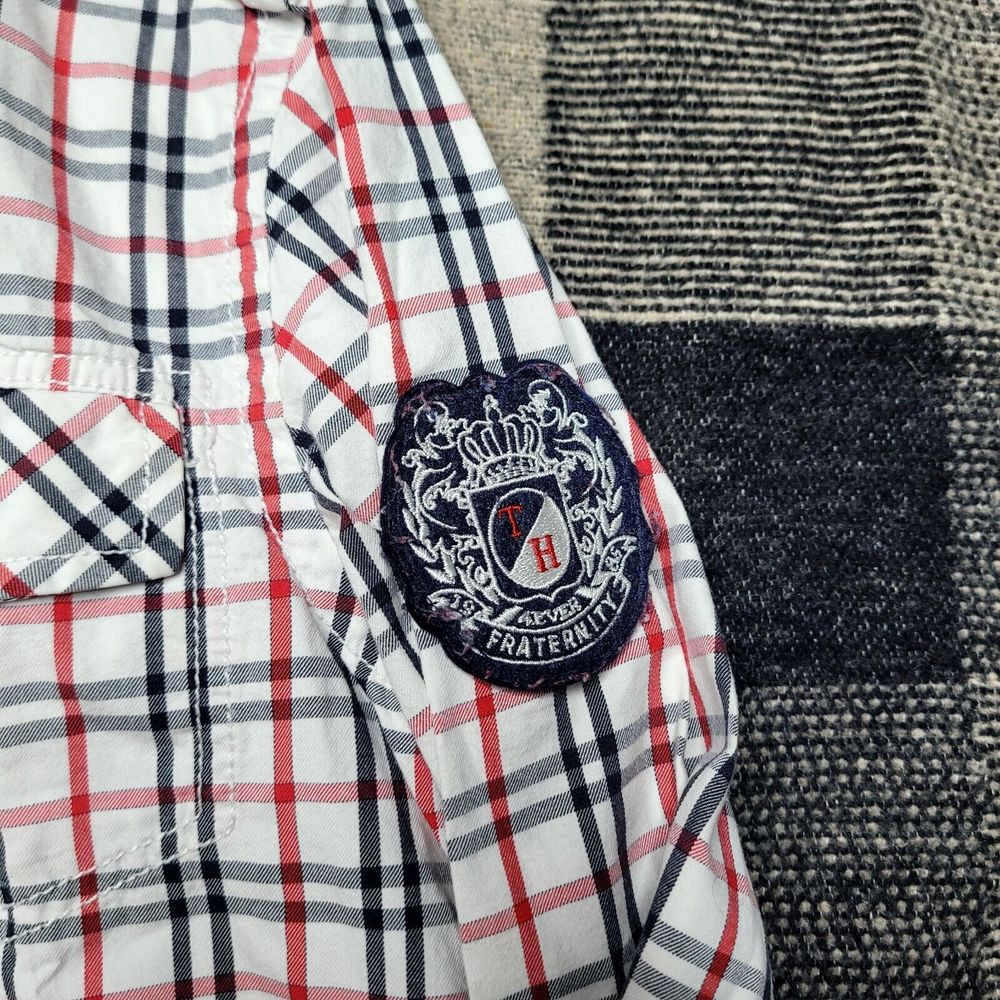 Tommy Hilfiger Button Down Plaid Boys Shirt Size 6 Casual, School, Event - Picture 3 of 9